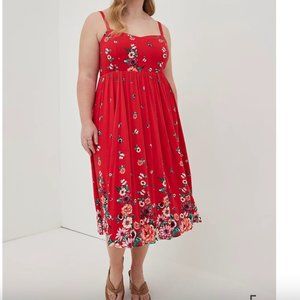 MIDI LENNY SWEETHEART DRESS